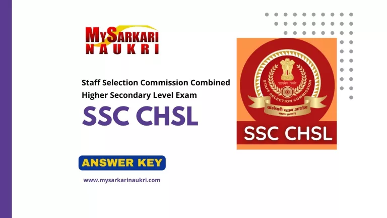 SSC CHSL Answer Key