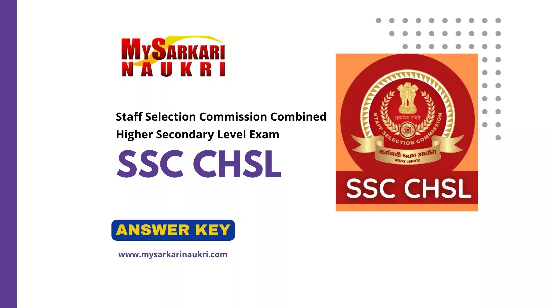 SSC CHSL Answer Key