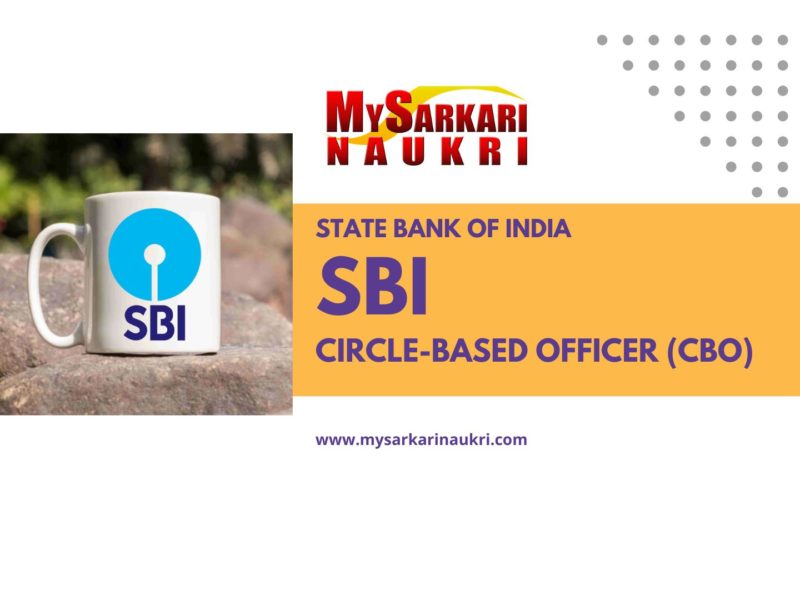 SBI Circle-Based Officer (CBO) Recruitment