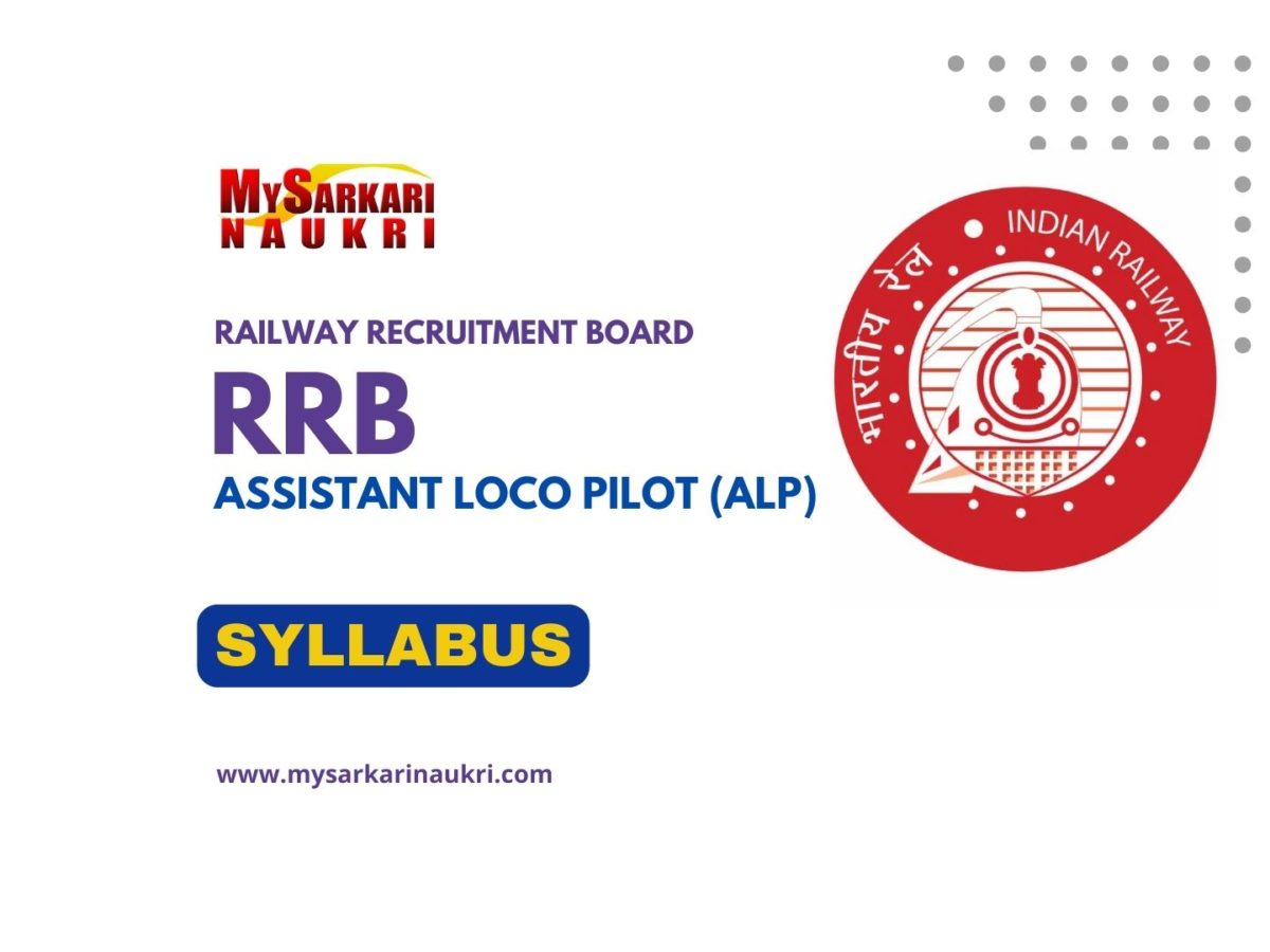 RRB ALP Syllabus