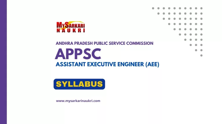 APPSC AEE Syllabus