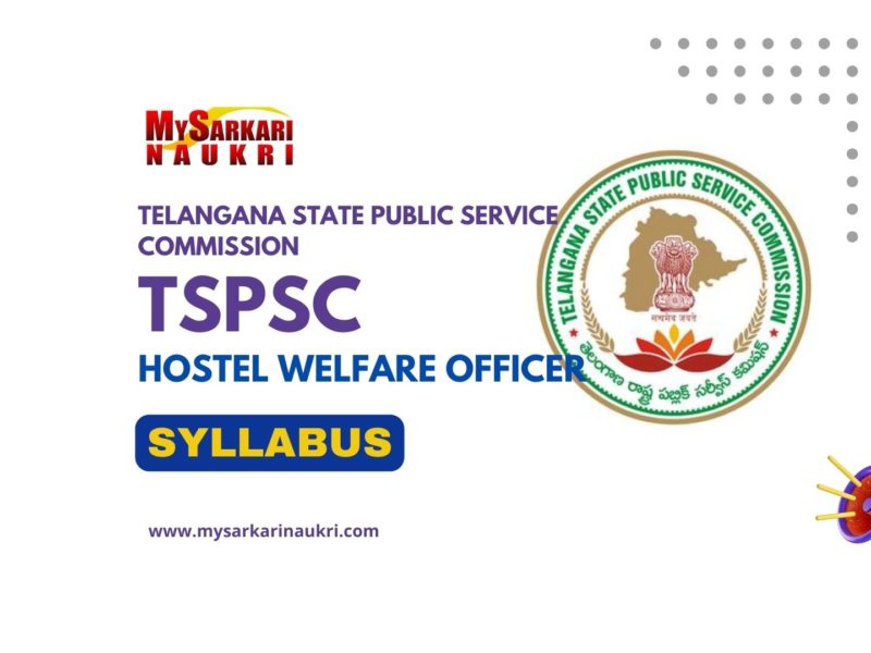 TSPSC Hostel Welfare Officer Syllabus