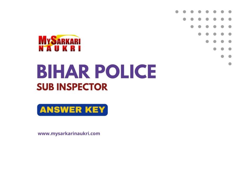 Bihar Police SI Answer Key 