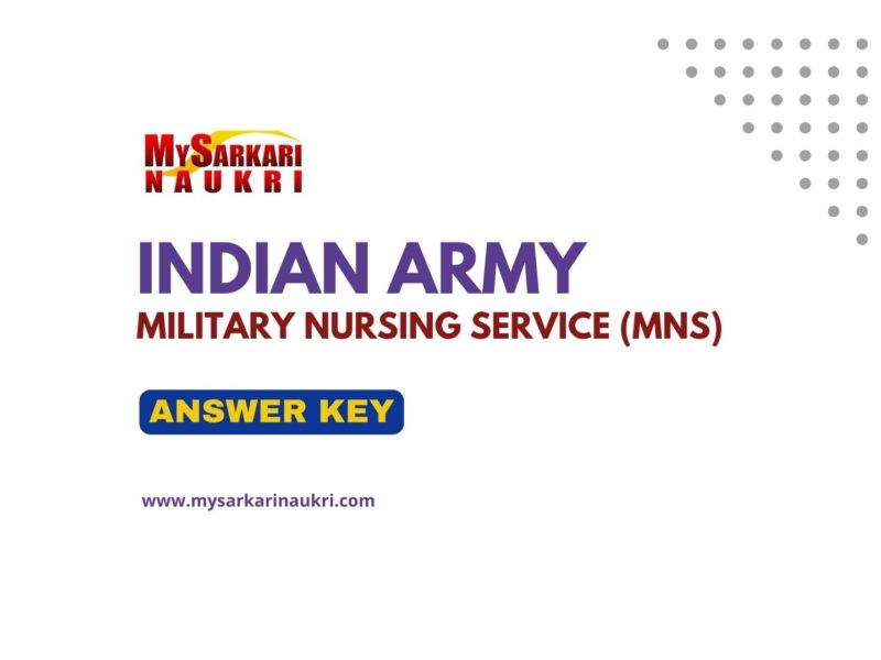 Indian Army MNS Answer Key