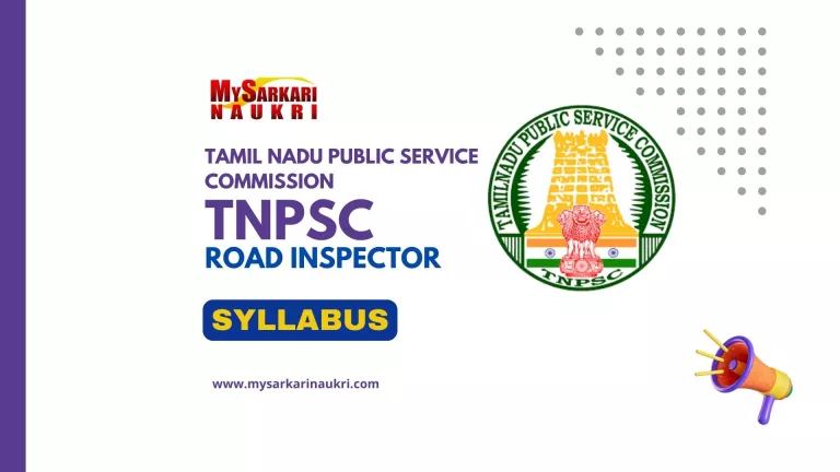 TNPSC Road Inspector Syllabus