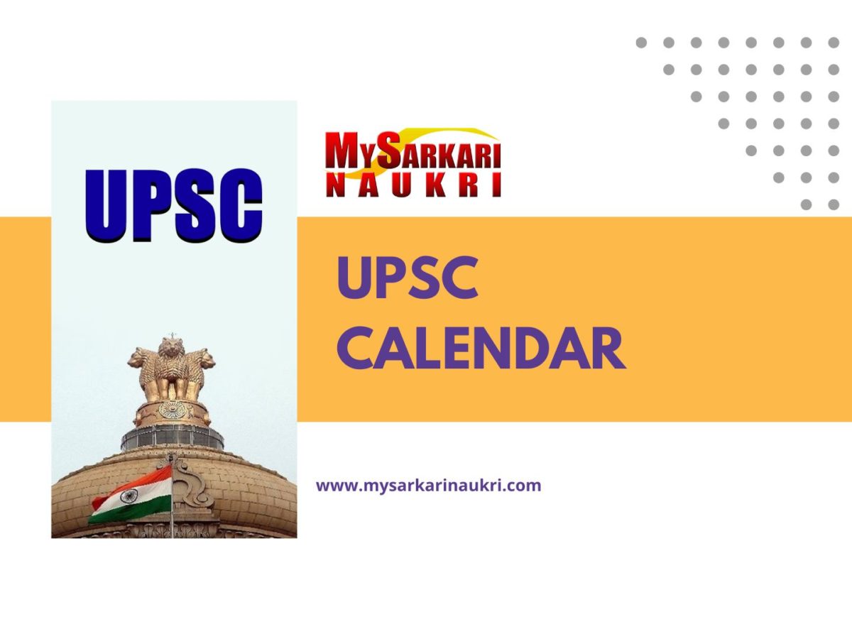 UPSC Calendar
