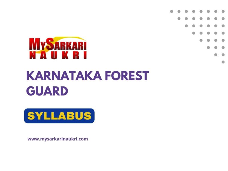 Karnataka Forest Guard Syllabus