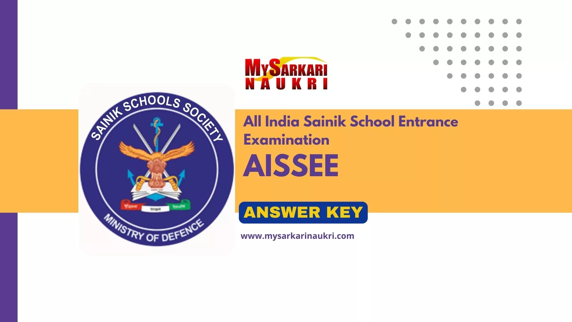 AISSEE Answer Key