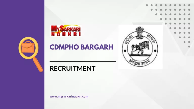CDMPHO Bargarh