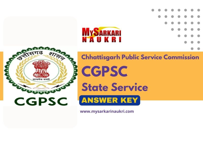 CGPSC State Service Answer Key