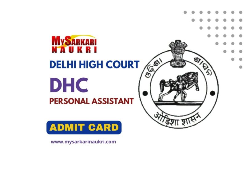 Delhi High Court PA Admit Card