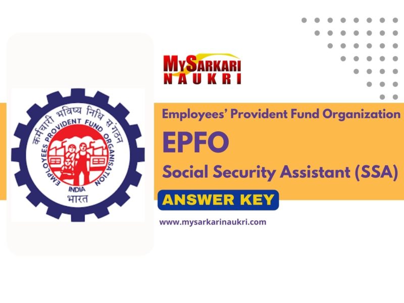 EPFO SSA Answer Key