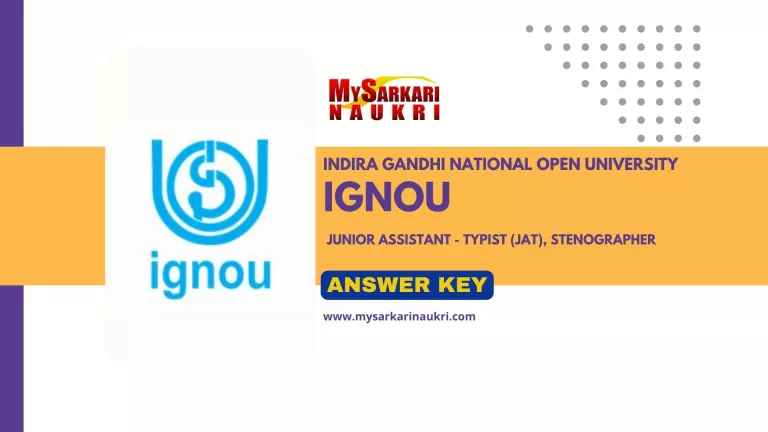 IGNOU Answer Key