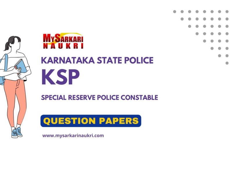 KSP Special Reserve Police Constable Previous Papers