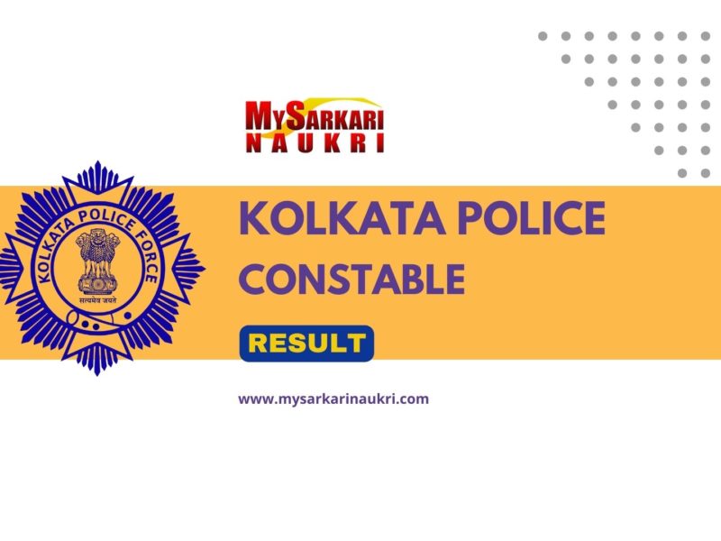 Kolkata Police Constable Result