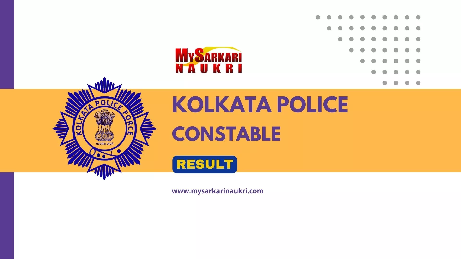 Kolkata Police Constable Result