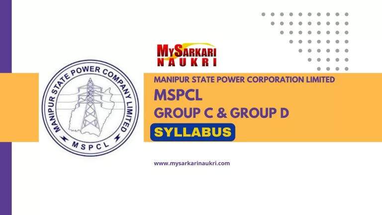 MSPCL Group C, D Syllabus