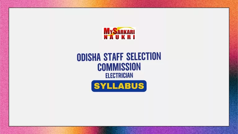 OSSC Electrician Syllabus