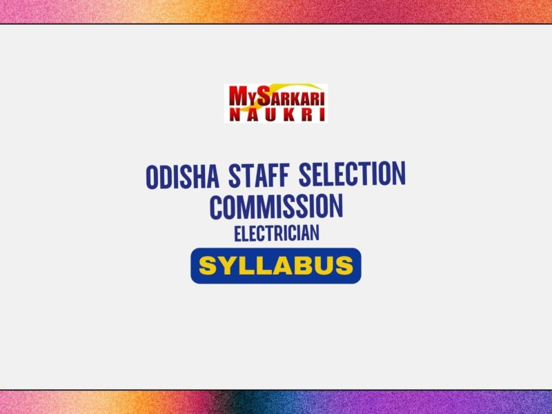 OSSC Electrician Syllabus