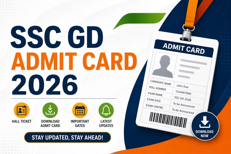 SSC GD Constable Admit Card 2026