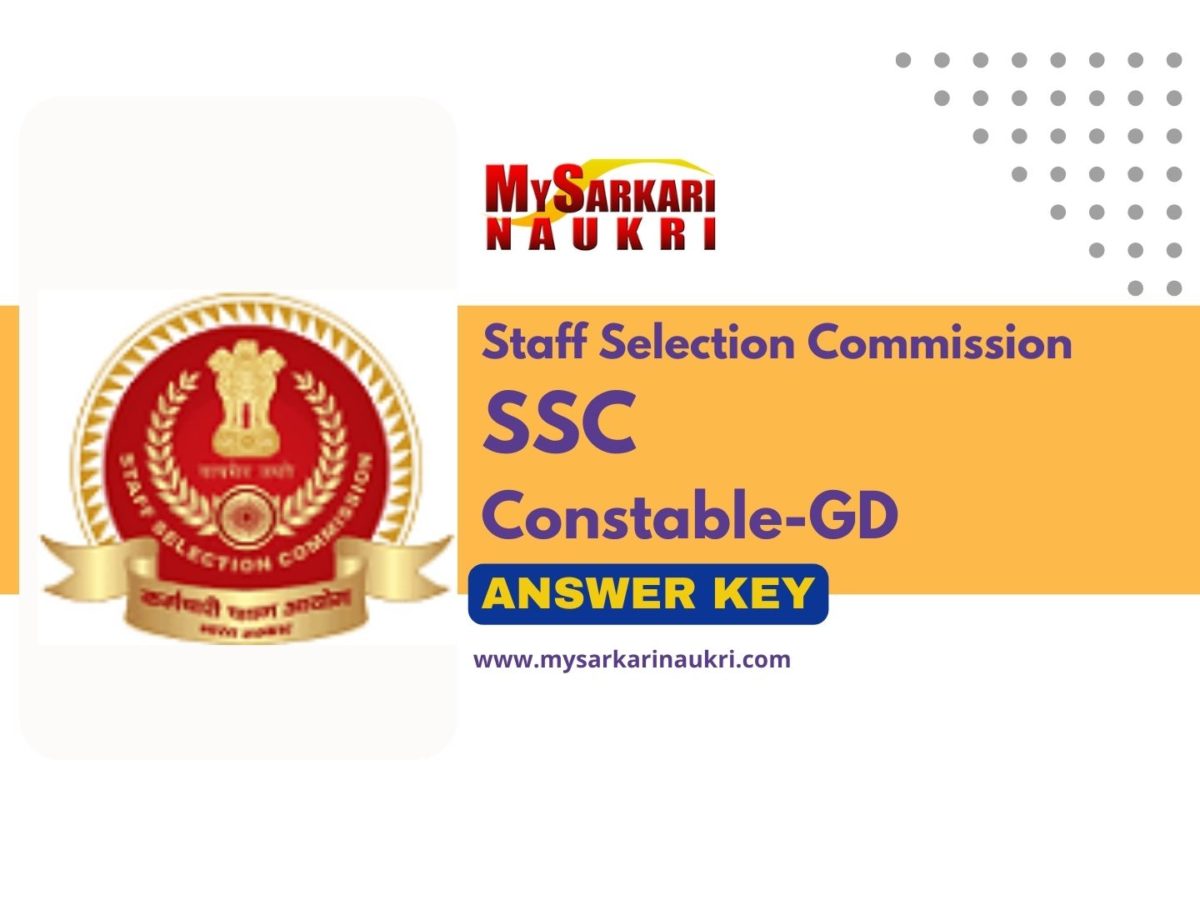 SSC GD Constable Answer Key