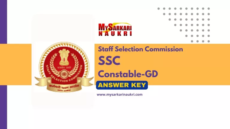 SSC GD Constable Answer Key