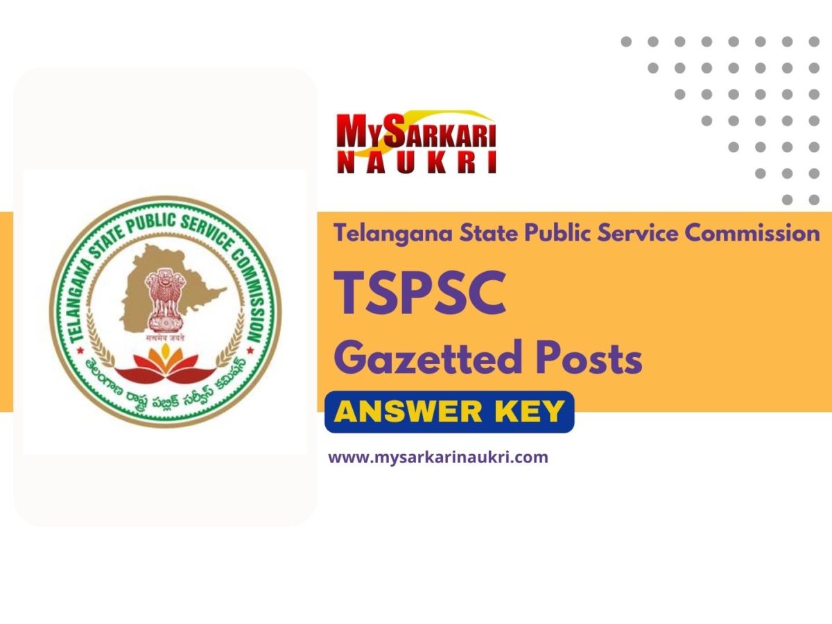 TSPSC Gazetted Posts Answer Key