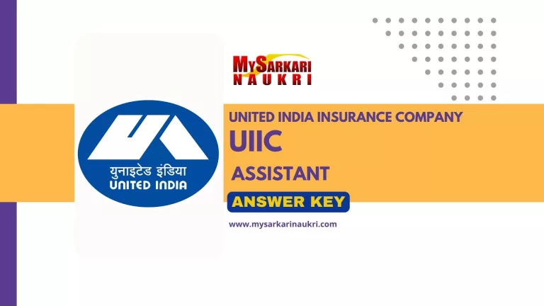 UIIC Assistant Answer Key