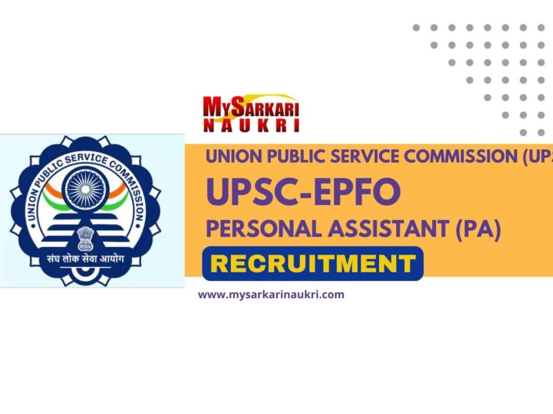 UPSC EPFO PA