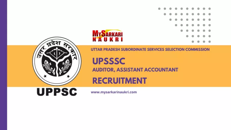 UPSSSC Auditor, Assistant Accountant