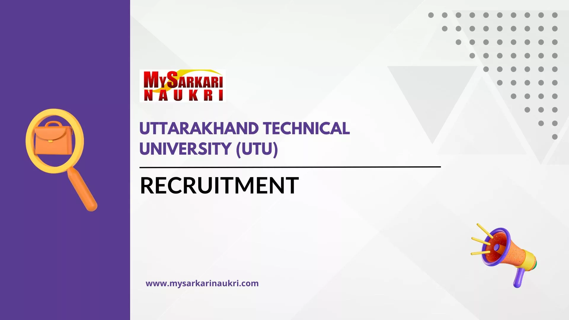 Uttarakhand Technical University (UTU)