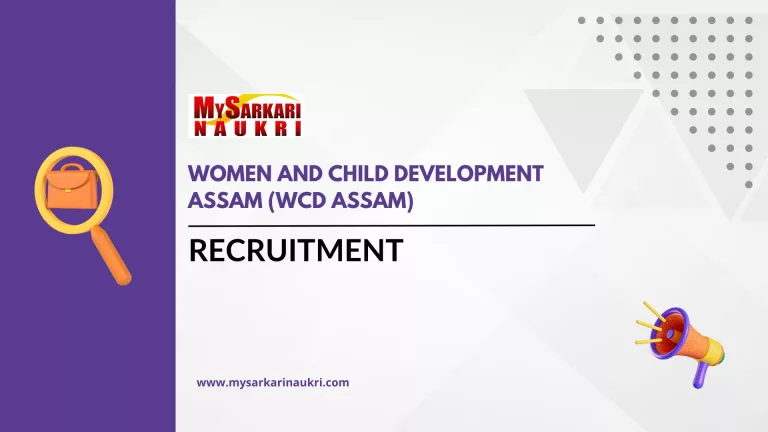 Women and Child Development Assam (WCD Assam)