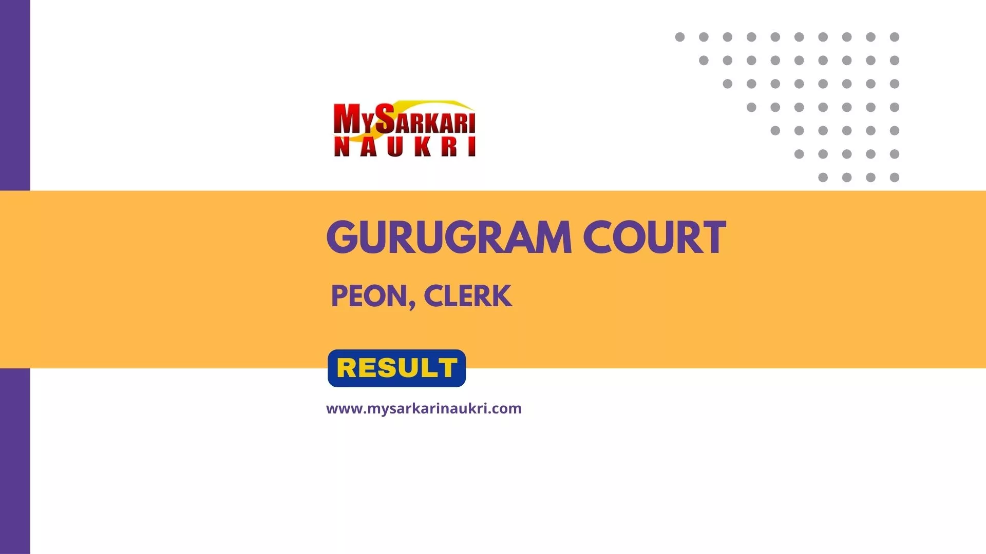 Gurugram Court Peon, Clerk Result: Check Cut Off Marks, Merit List