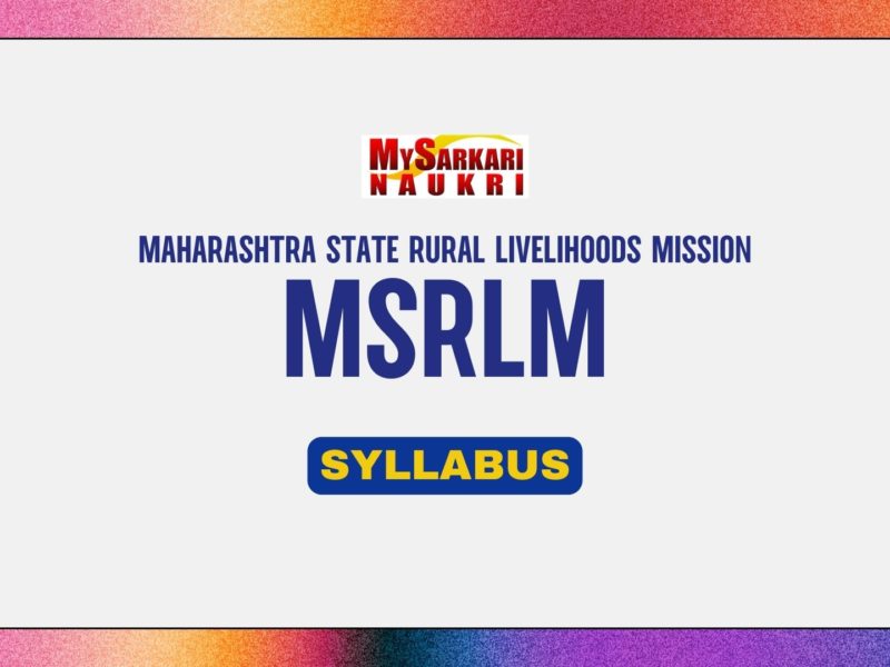 MSRLM Syllabus