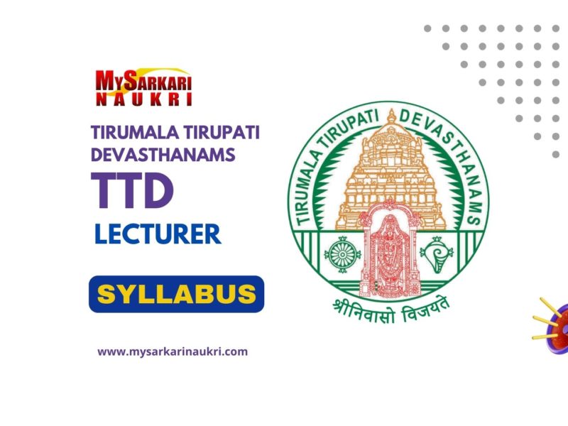 TTD Lecturer Syllabus