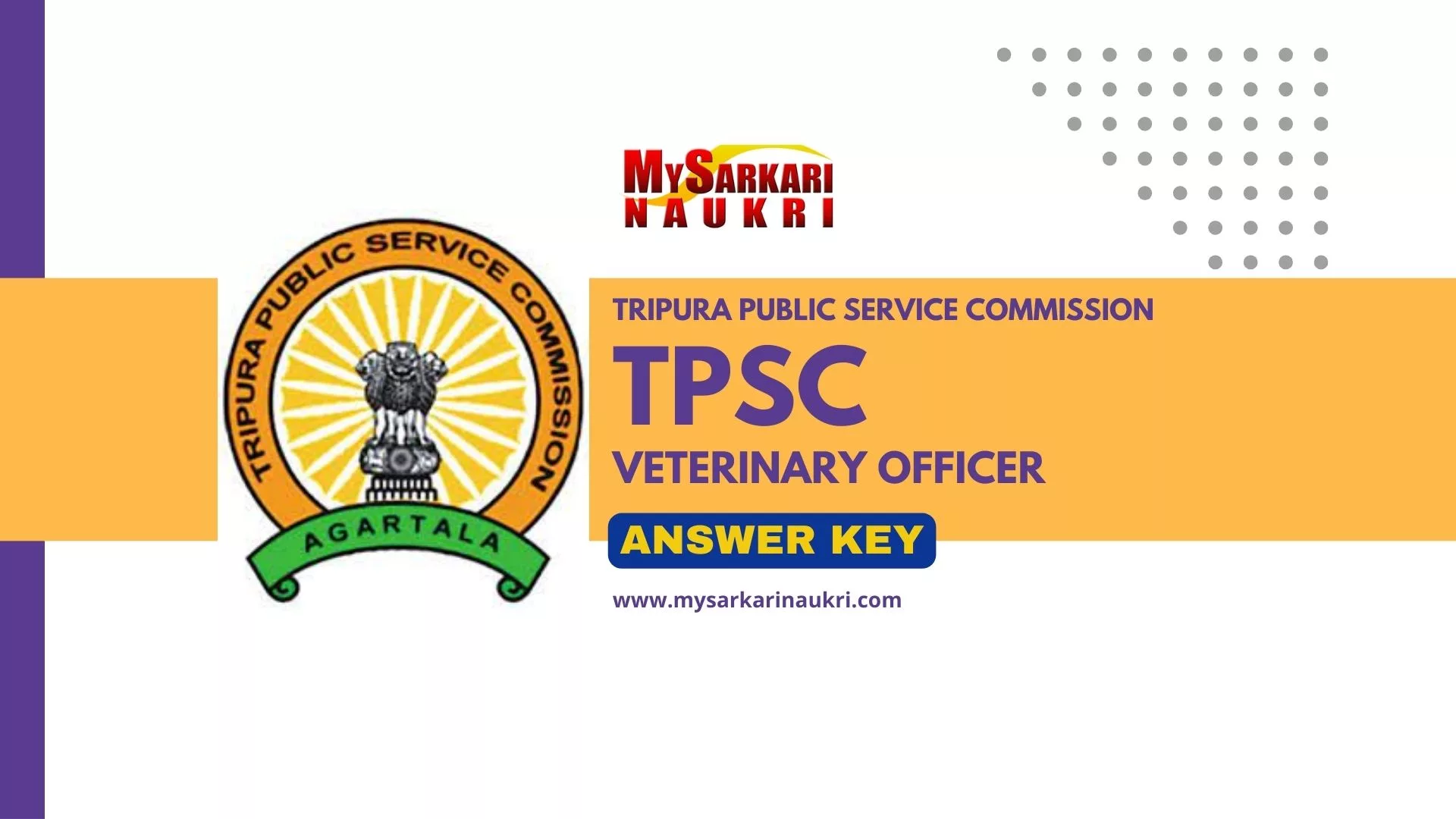 TPSC Veterinary Officer Answer Key
