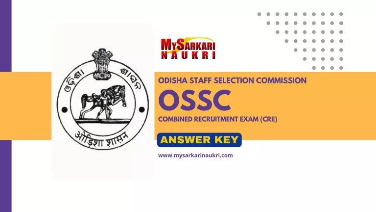 OSSC CRE Answer Key