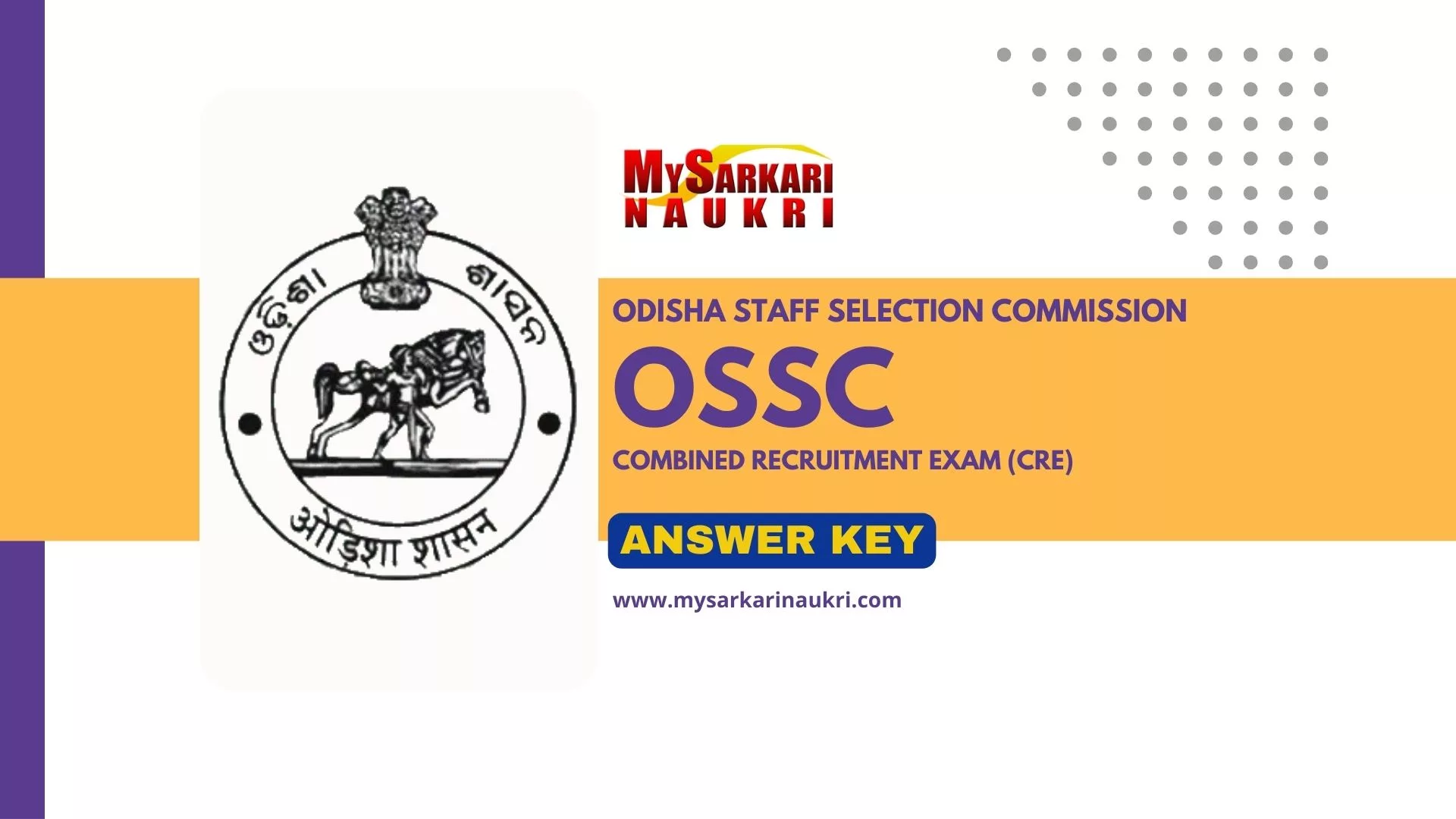 OSSC CRE Answer Key