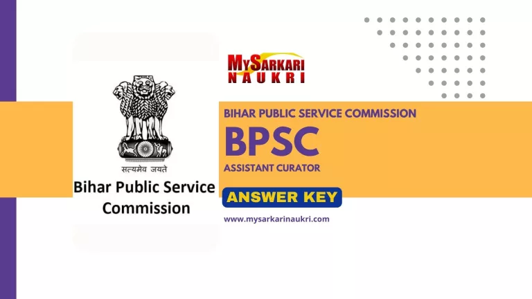BPSC Assistant Curator Answer Key