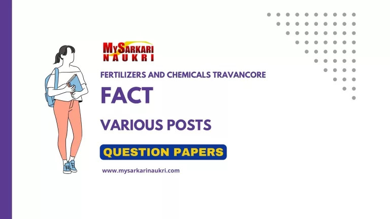 FACT Technician and Other Previous Papers