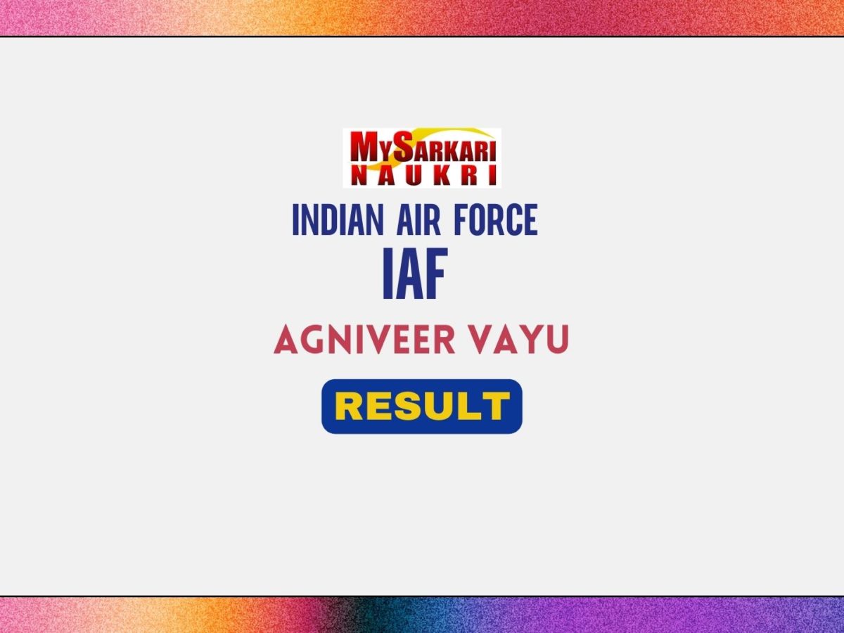 Indian Air Force Agniveer Vayu Result