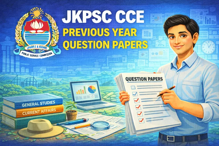 JKPSC CCE Previous Year Question Papers PDF