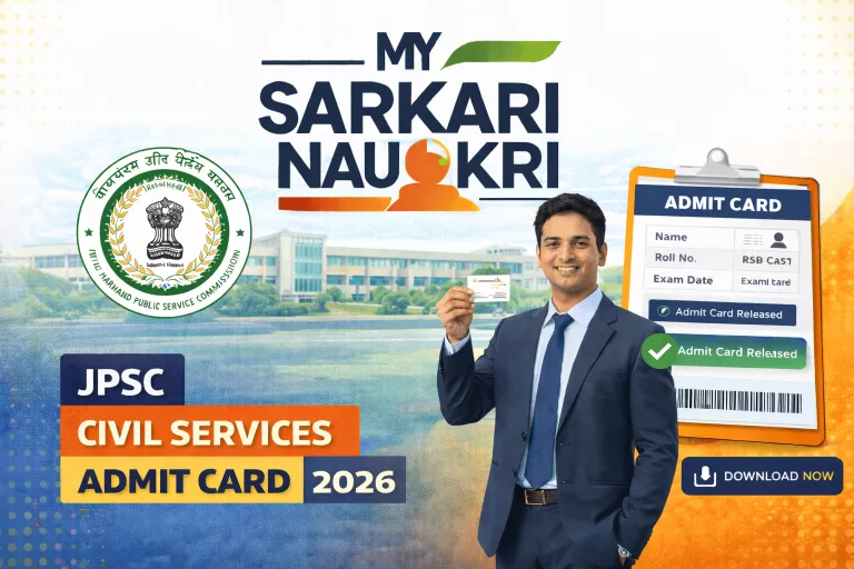JPSC Civil Services Admit Card 2026
