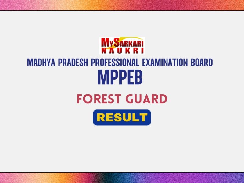 MP Forest Guard Result