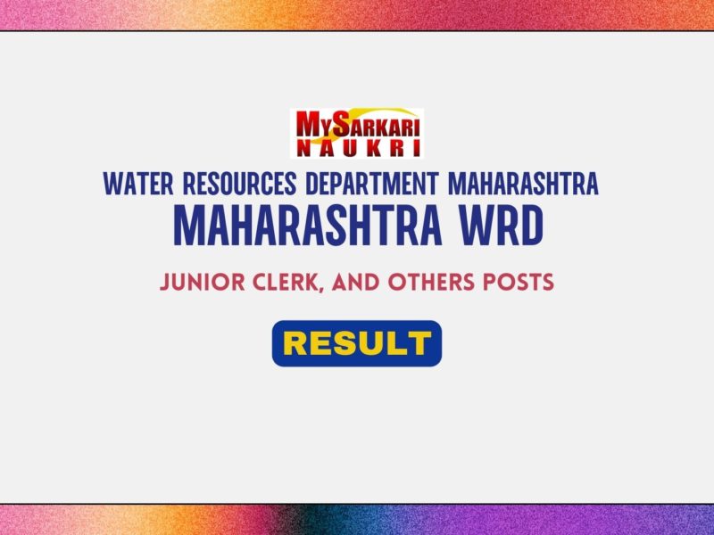 Maharashtra WRD Result