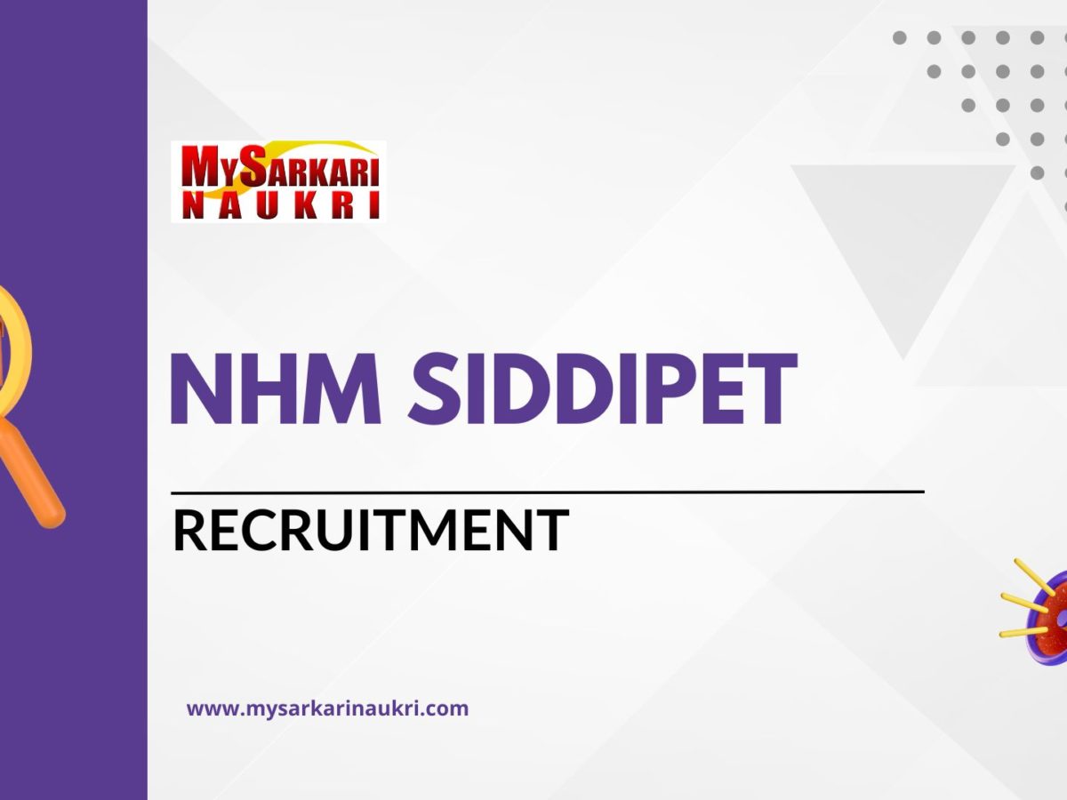 NHM Siddipet