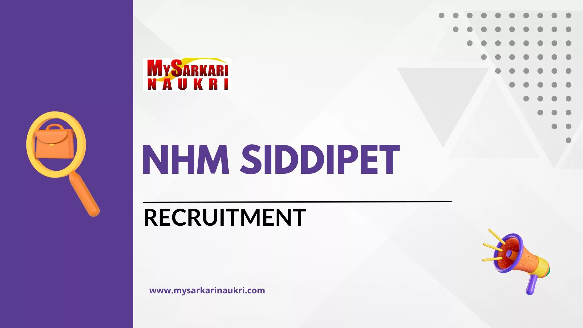 NHM Siddipet