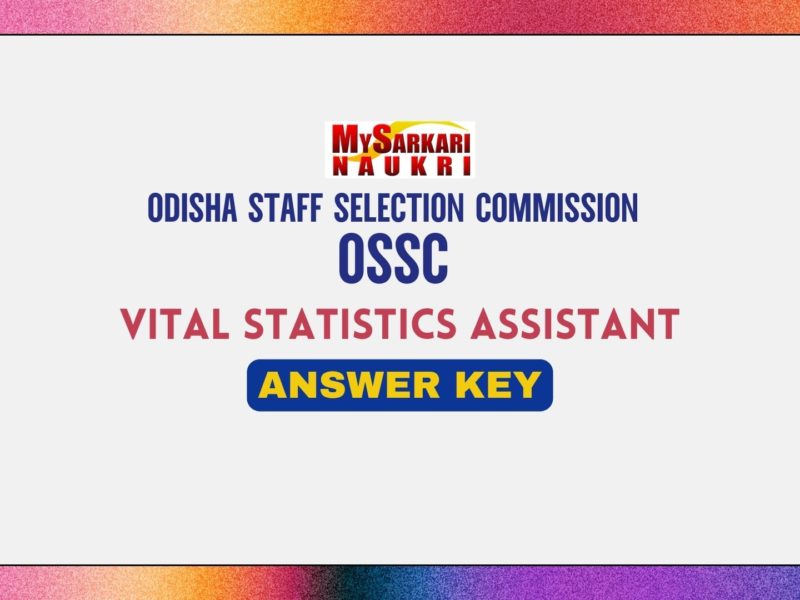 OSSC Vital Statistics Assistant Answer Key