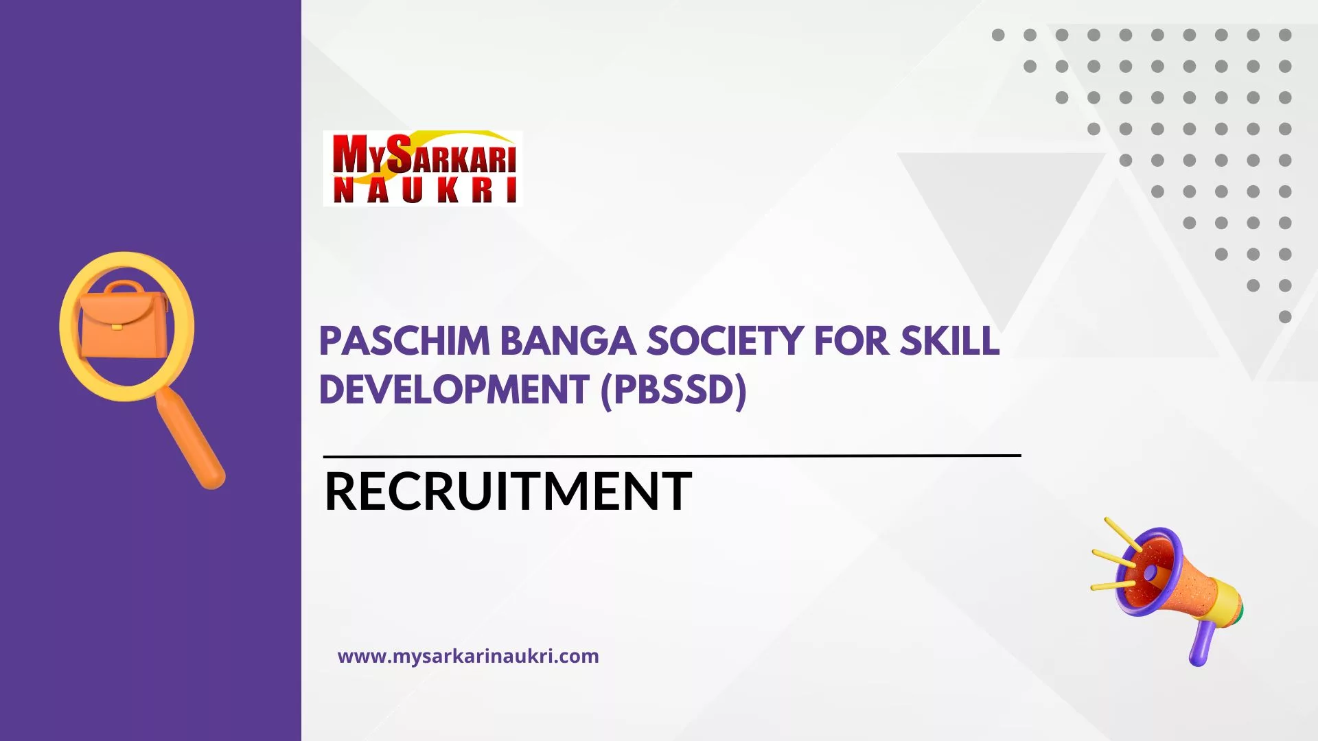 Paschim Banga Society for Skill Development (PBSSD)