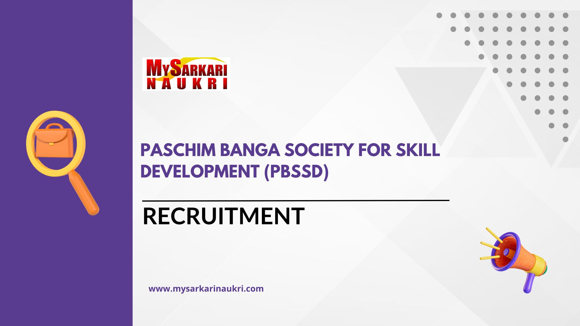 Paschim Banga Society for Skill Development (PBSSD)